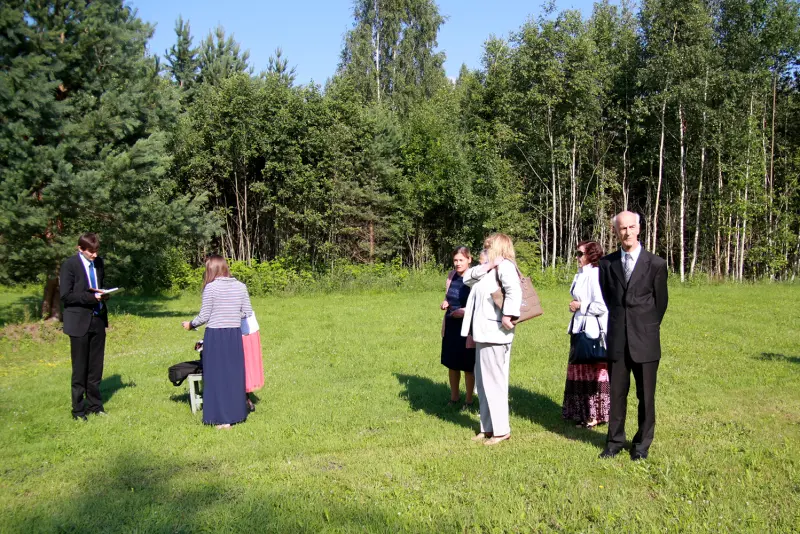 Kristības un bērnu svētīšana Olaines draudzē