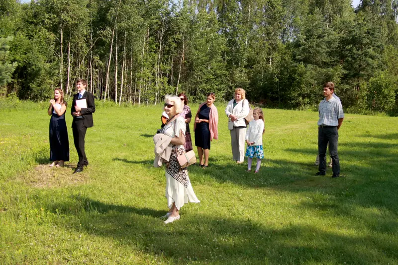 Kristības un bērnu svētīšana Olaines draudzē