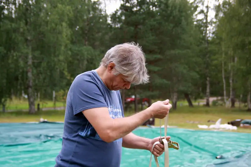 Lielā telts sanāksme Mazirbē