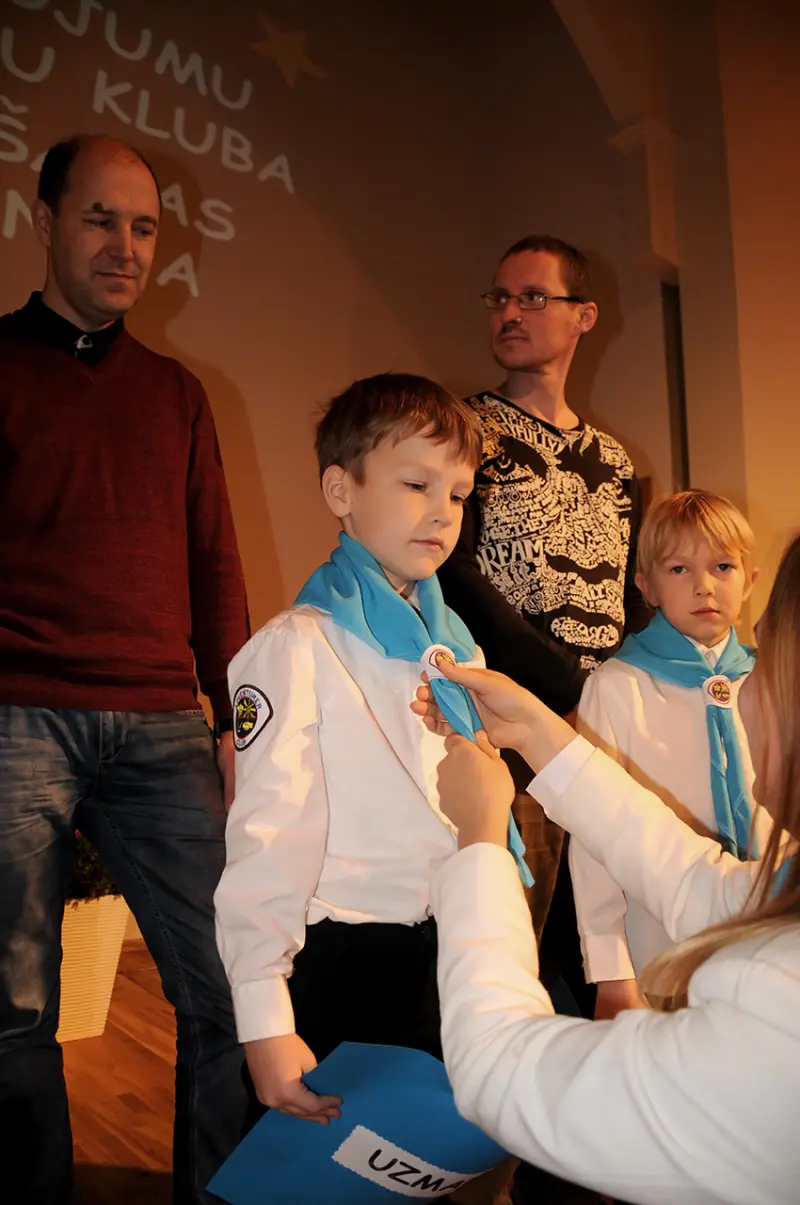 Rīgas 1. draudzes Piedzīvojumu meklētāju uzņemšanas ceremonija
