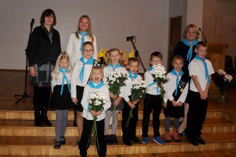 Rīgas 1. draudzes Piedzīvojumu meklētāju uzņemšanas ceremonija