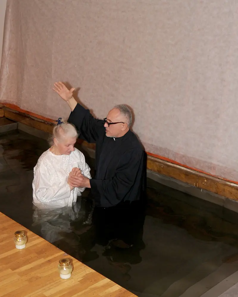 Kristības Rīgas 1. draudzē