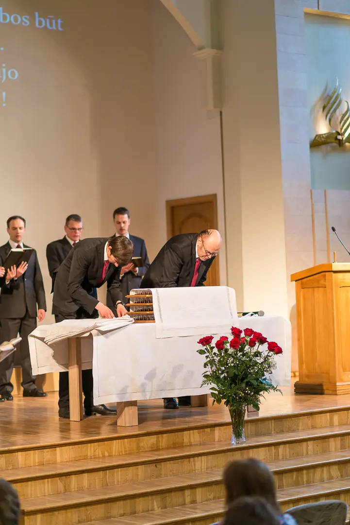 Sv. Vakarēdiena dievkalpojums Rīgas 1. draudzē