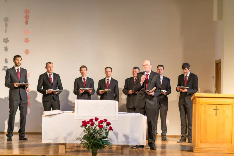 Sv. Vakarēdiena dievkalpojums Rīgas 1. draudzē