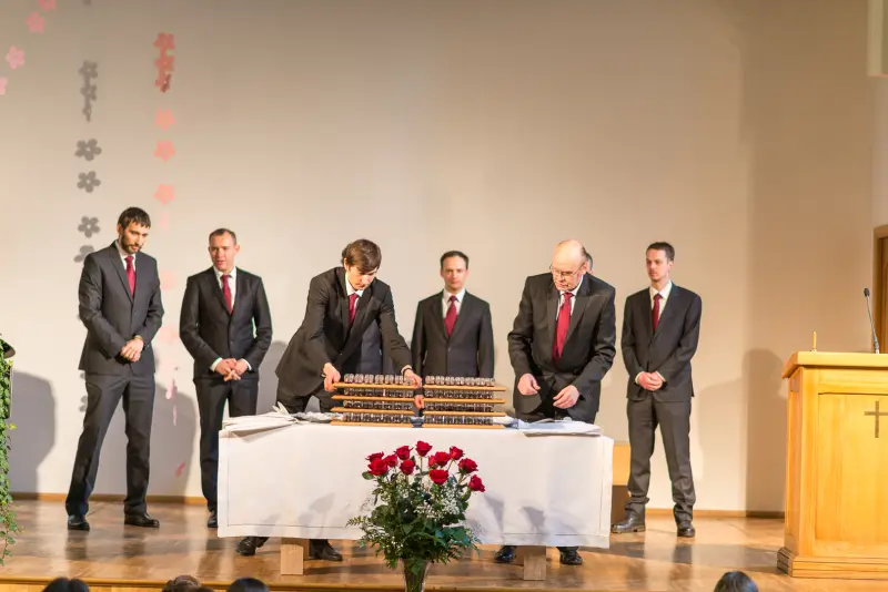 Sv. Vakarēdiena dievkalpojums Rīgas 1. draudzē
