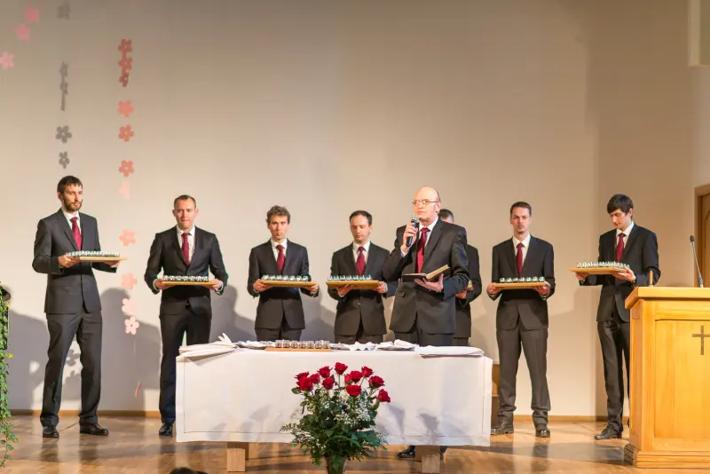Sv. Vakarēdiena dievkalpojums Rīgas 1. draudzē