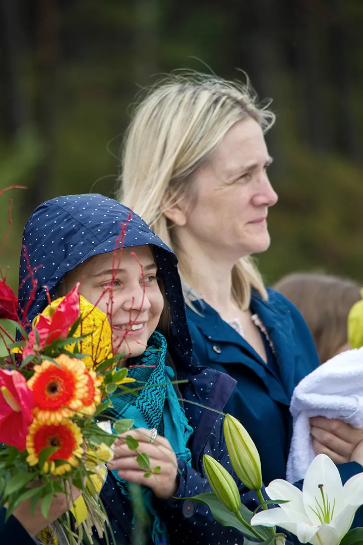Kristības Klapkalnciema jūrmalā - Tukuma draudze