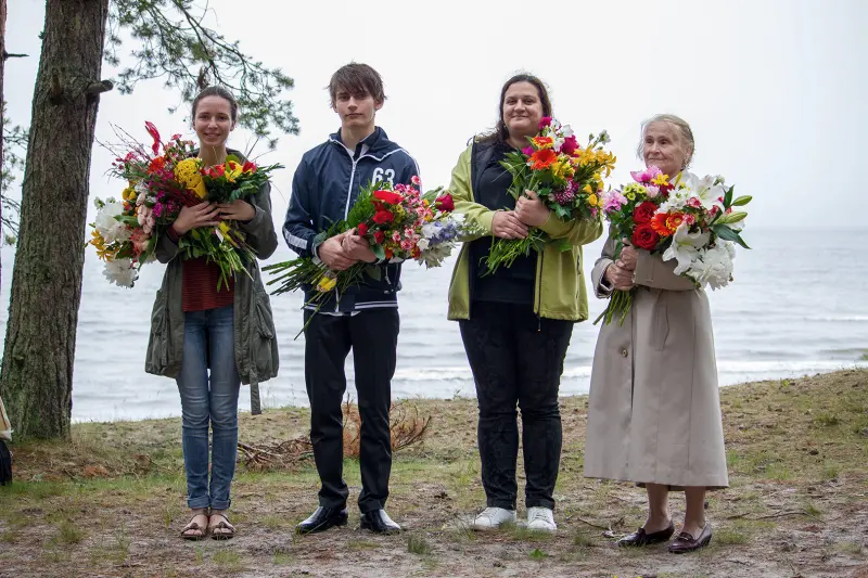 Kristības Klapkalnciema jūrmalā - Tukuma draudze