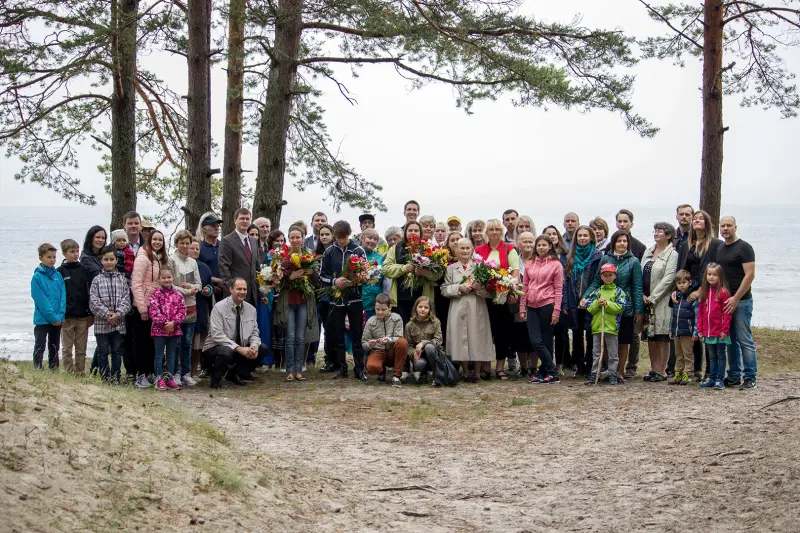 Kristības Klapkalnciema jūrmalā - Tukuma draudze