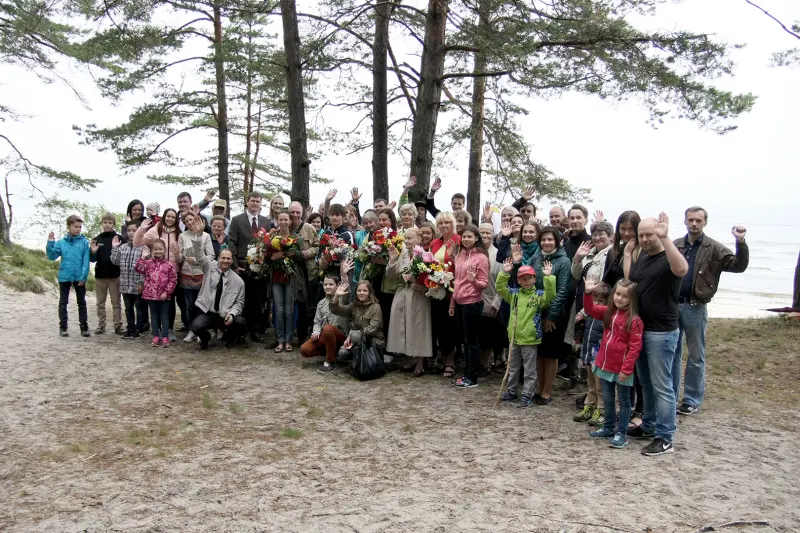 Kristības Klapkalnciema jūrmalā - Tukuma draudze