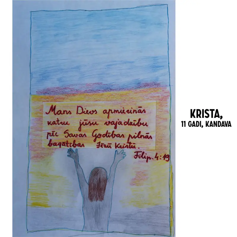Konkursa "Apsolījumu dārgumu lāde" bērnu zīmējumi
