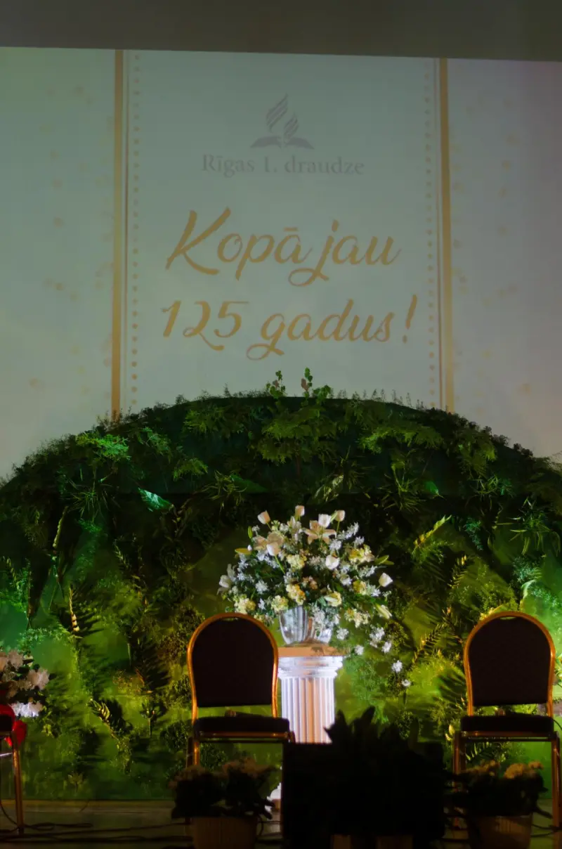 125 gadu jubilejas svētku dievkalpojums