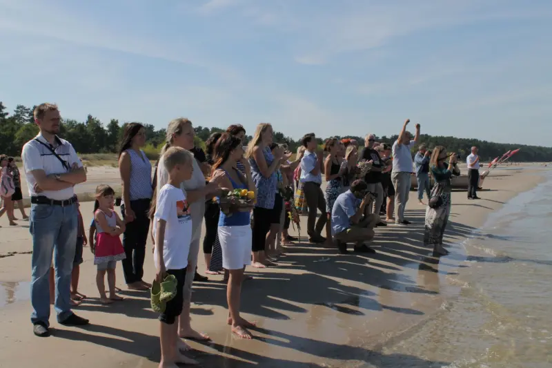 Beates Birziņas kristības jūrā