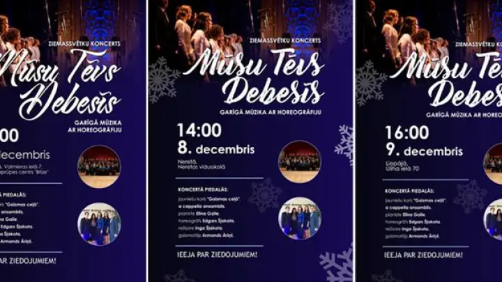 Ziemassvētku koncerti "Mūsu Tēvs Debesīs"