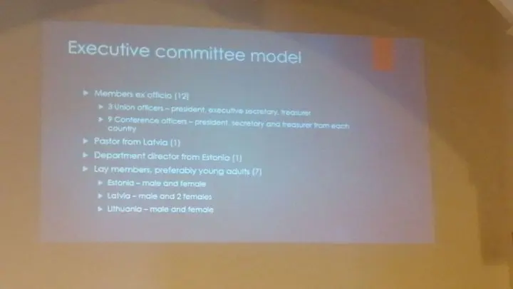 Ievēlēta Baltijas Konferenču Ūnijas izpildkomiteja