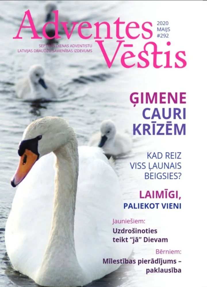 Maija žurnālā "Adventes Vēstis" lasi