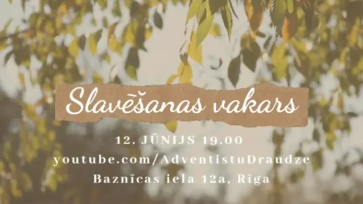 Slavēšanas vakars