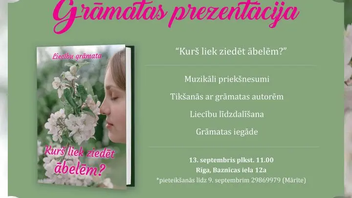 Iedvesmojoša dāvana sievietēm – liecību grāmata "Kurš liek ziedēt ābelēm?"