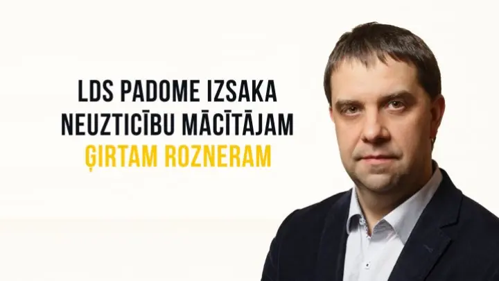LDS padome izsaka neuzticību mācītājam Ģirtam Rozneram