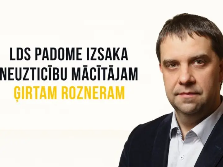LDS padome izsaka neuzticību mācītājam Ģirtam Rozneram