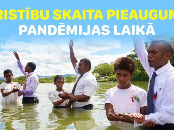 Klusā okeāna divīzija piedzīvo kristību skaita pieaugumu