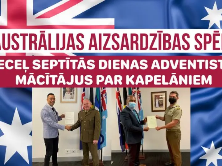 Austrālijas Aizsardzības spēki ieceļ divus SDA mācītājus par kapelāniem