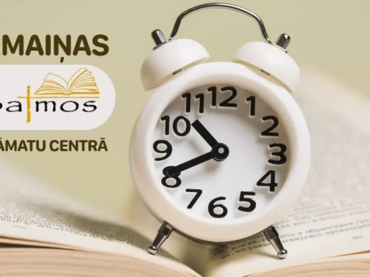 "Patmos" grāmatu centrs strādās attālināti