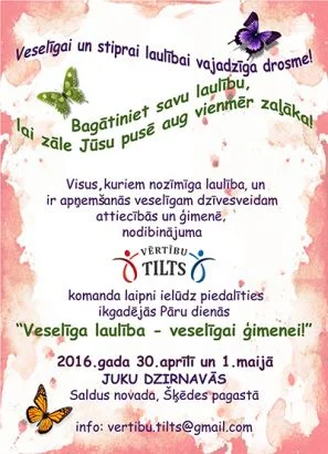 Pāru dienas "Veselīga laulība – veselīgai ģimenei!"