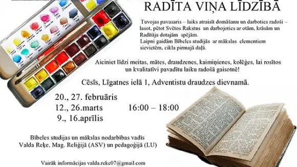Bībeles un vizuālās mākslas studija sievietēm "Radīta Viņa līdzībā"