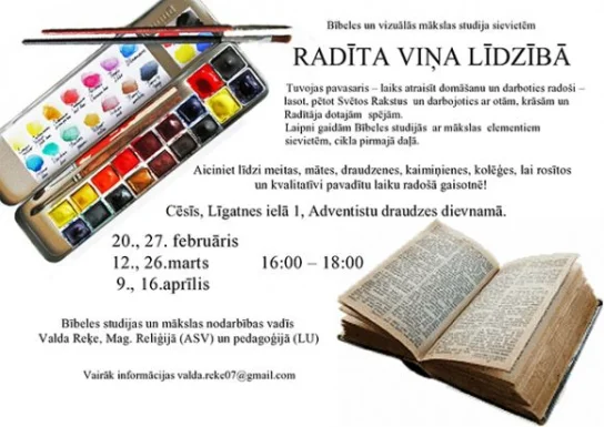 Bībeles un vizuālās mākslas studija sievietēm "Radīta Viņa līdzībā"