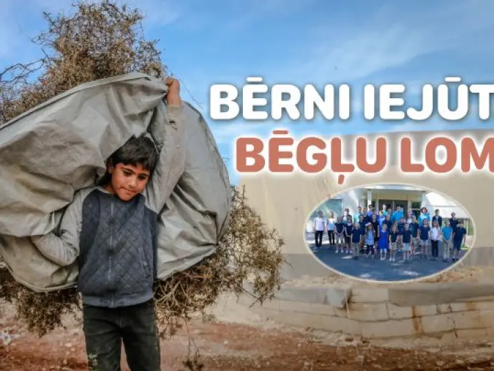 Bērni iejūtas bēgļu lomā