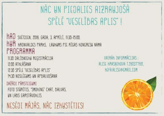 Interaktīvā spēle "Veselības aplis"