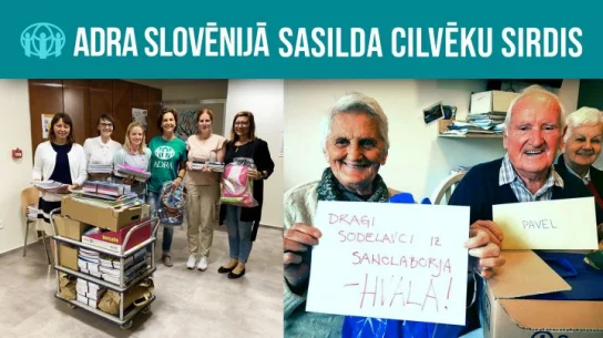 ADRA Slovēnijā sasilda cilvēku sirdis