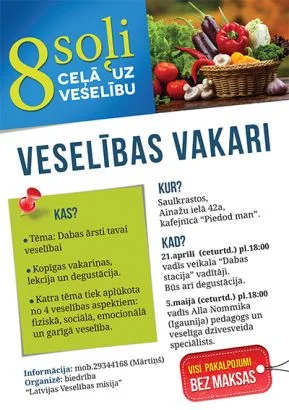 8 soļi ceļā uz veselību
