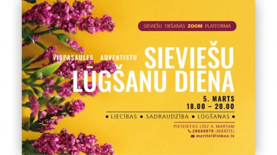 Vispasaules adventistu "Sieviešu lūgšanu diena"