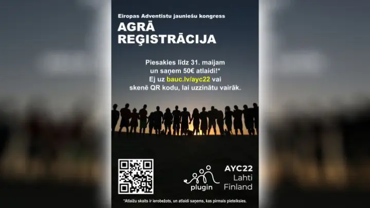 50€ atlaide AYC22 reģistrācijai