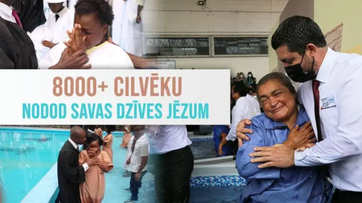 Vairāk nekā 8000 ticīgo pievienojas adventistu draudzei Haiti