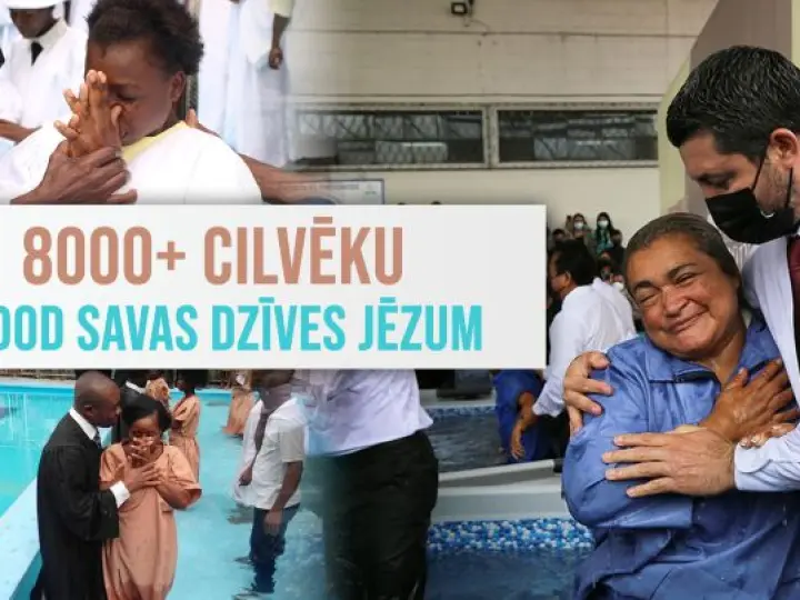 Vairāk nekā 8000 ticīgo pievienojas adventistu draudzei Haiti