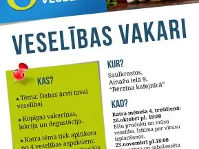 Veselības vakari Saulkrastos
