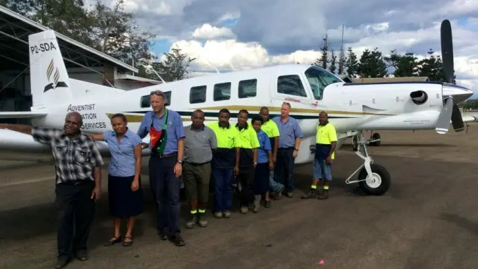 Jauna misijas lidmašīna iesvētīta darbam Papua Jaungvinejā