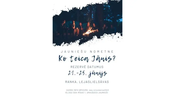 Jauniešu nometne "Ko teica Jānis"