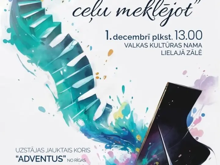 Garīgās mūzikas koncerts Valkā "Dzīvības ceļu meklējot"