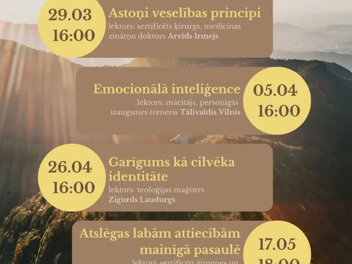 Personīgās izaugsmes pēcpusdienas draudzē "Cerība"