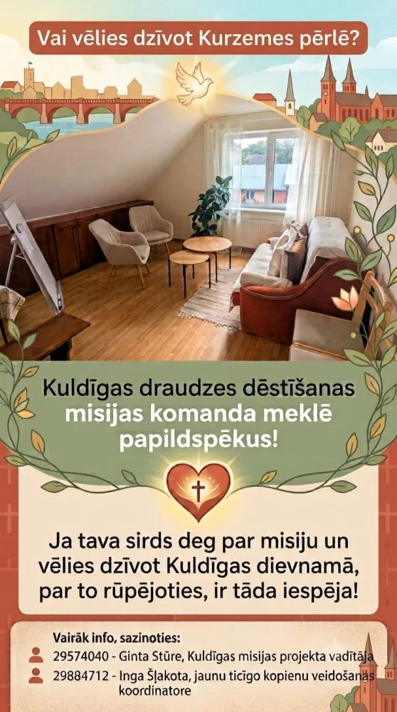 Kuldīga: dievnams meklē saimnieku